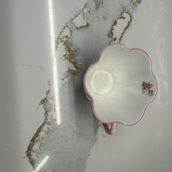 VTG SHELLEY England BRIDAL ROSE BONE CHINA TEA CUP & SAUCER COTTAGECORE FLORAL - Picture 5 of 8